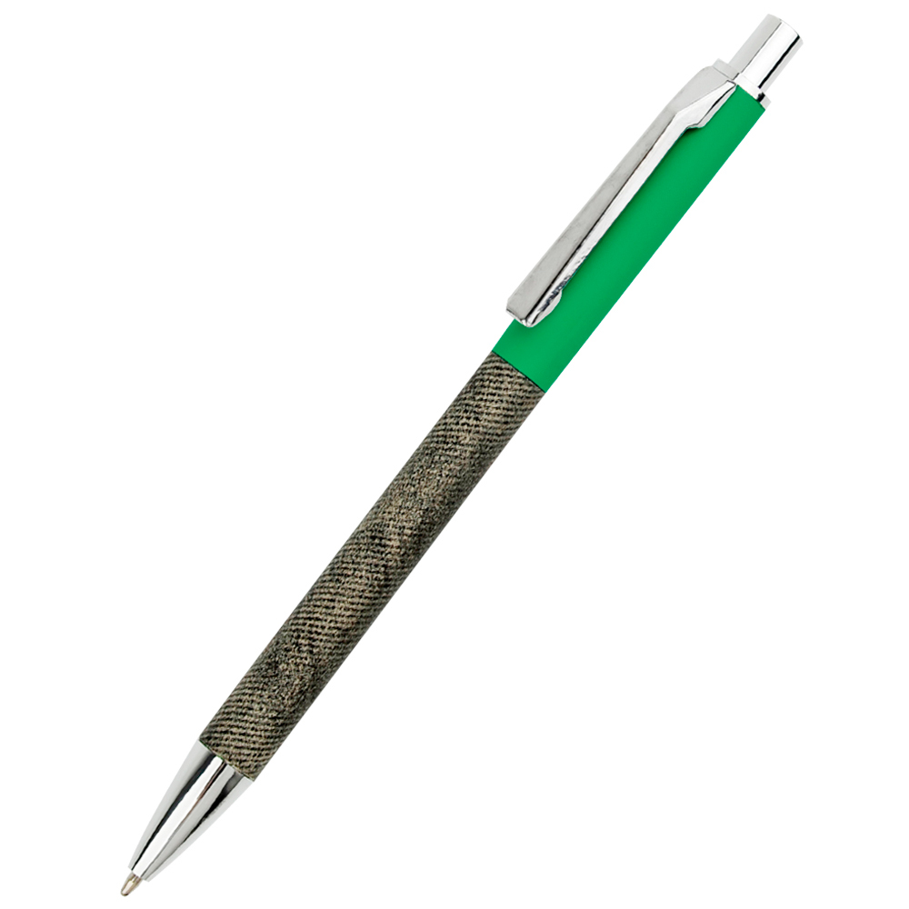 Ручка металлическая Jennifer, тёмно-зелёная