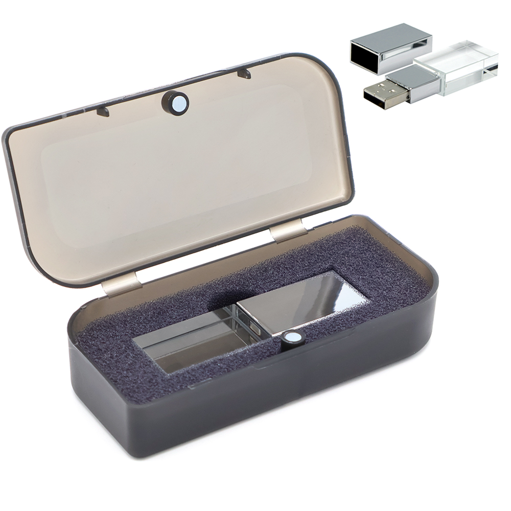 Флешка Moon 16 Гб  To Go в футляре, белый