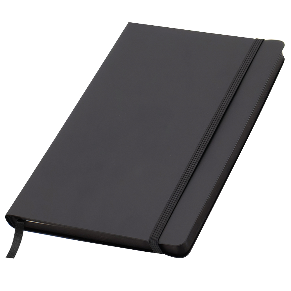 Ежедневник A5 недатированный Dante в мягком переплёте софт-тач, чёрный