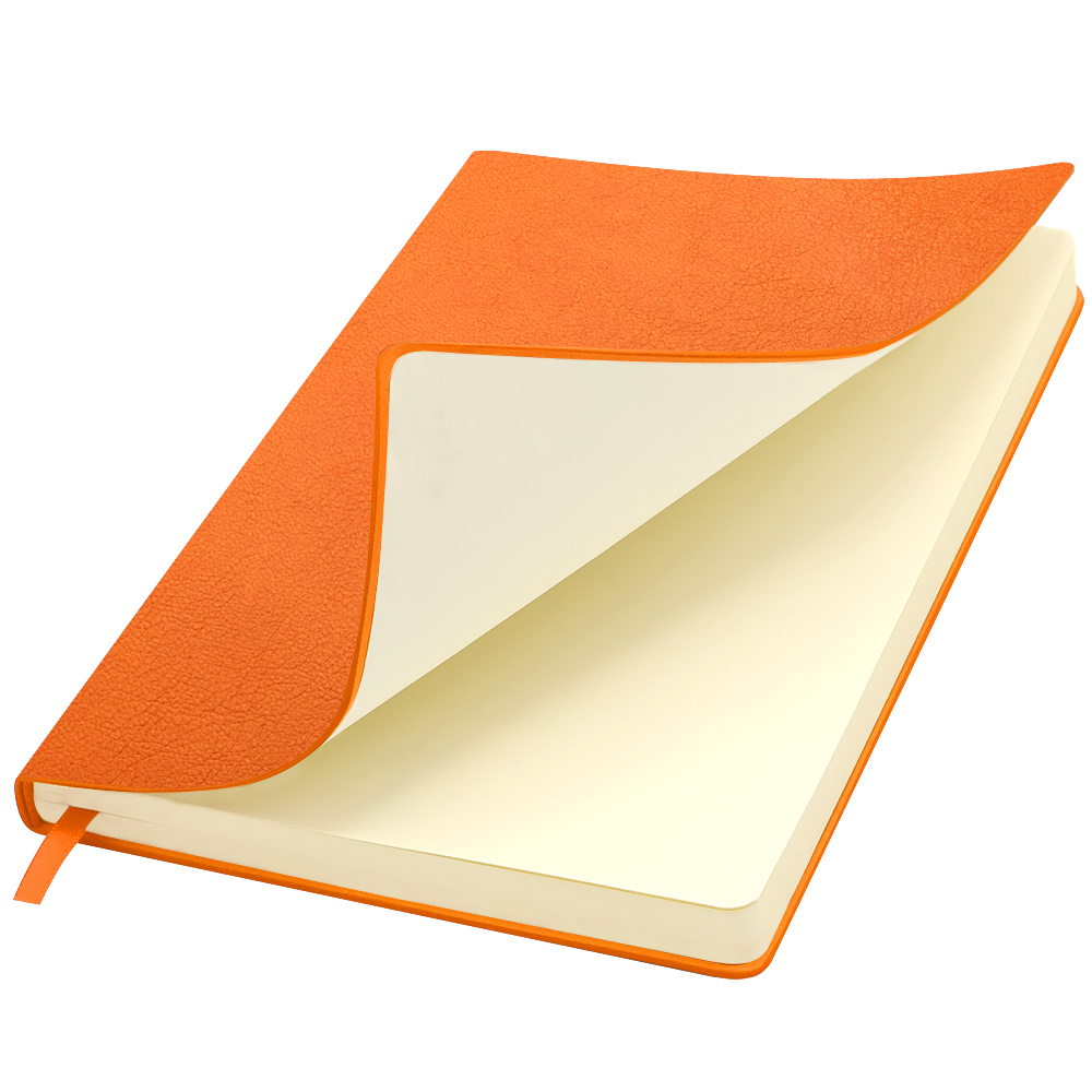 Ежедневник A5 недатированный Franco в мягком переплёте, оранжевый