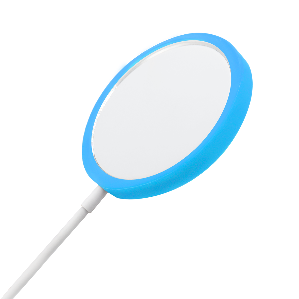 Беспроводное магнитное зарядное устройство Fomax 15W To Go, белый/голубой