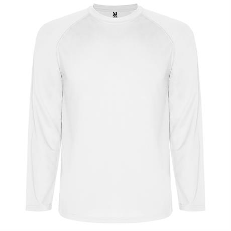 Спортивная футболка MONTECARLO L/S мужская, БЕЛЫЙ XL
