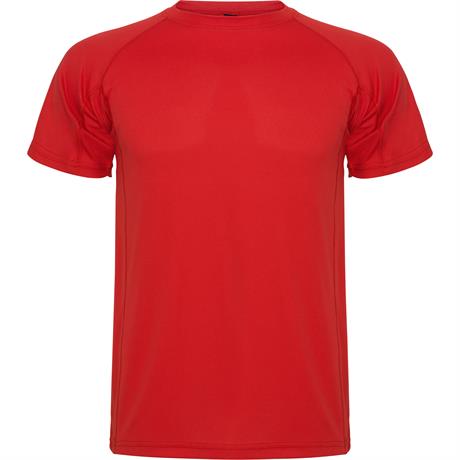 Спортивная футболка MONTECARLO мужская, КРАСНЫЙ 2XL