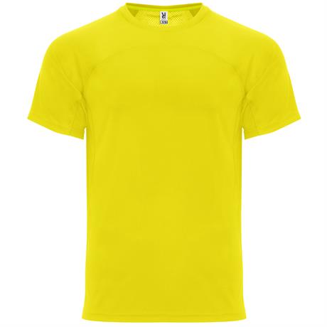 Спортивная футболка MONACO унисекс, ЖЕЛТЫЙ XS