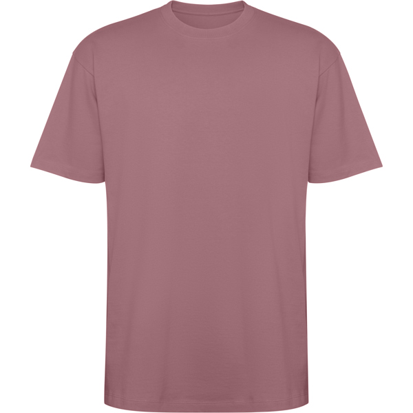 Футболка оверсайз BULL, БЛЕДНО-КРАСНЫЙ S