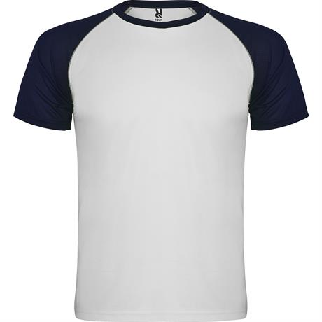 Спортивная футболка INDIANAPOLIS мужская, БЕЛЫЙ/МОРСКОЙ СИНИЙ XL
