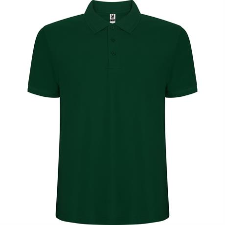 Футболка поло PEGASO PREMIUM мужская, БУТЫЛОЧНЫЙ ЗЕЛЕНЫЙ M