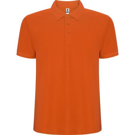Футболка поло PEGASO PREMIUM мужская, ОРАНЖЕВЫЙ XL
