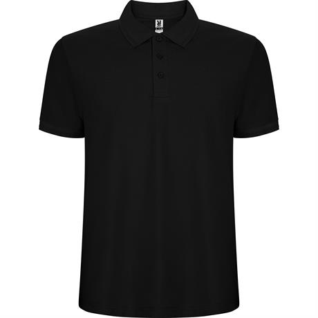 Футболка поло PEGASO PREMIUM мужская, ЧЕРНЫЙ 4XL