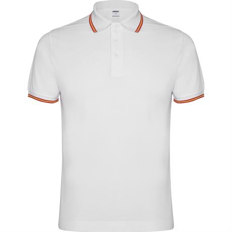 Футболка поло NATION мужская, БЕЛЫЙ L