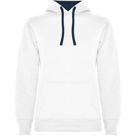 Толстовка URBAN WOMAN женская, БЕЛЫЙ/МОРСКОЙ СИНИЙ XL
