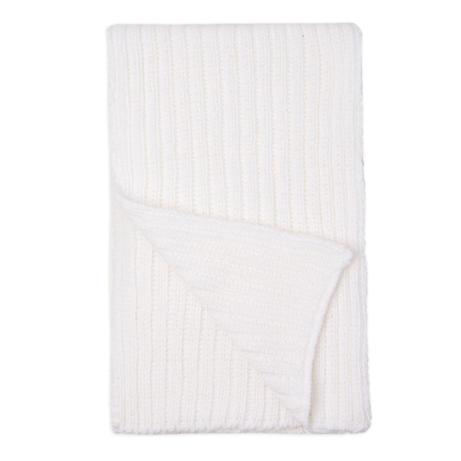 Шарф вязаный НАСВЯЗИ© шерсть/акрил