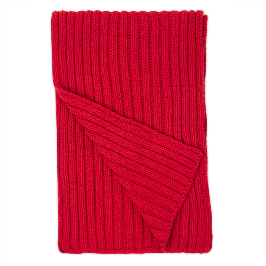 Шарф вязаный НАСВЯЗИ© шерсть/акрил