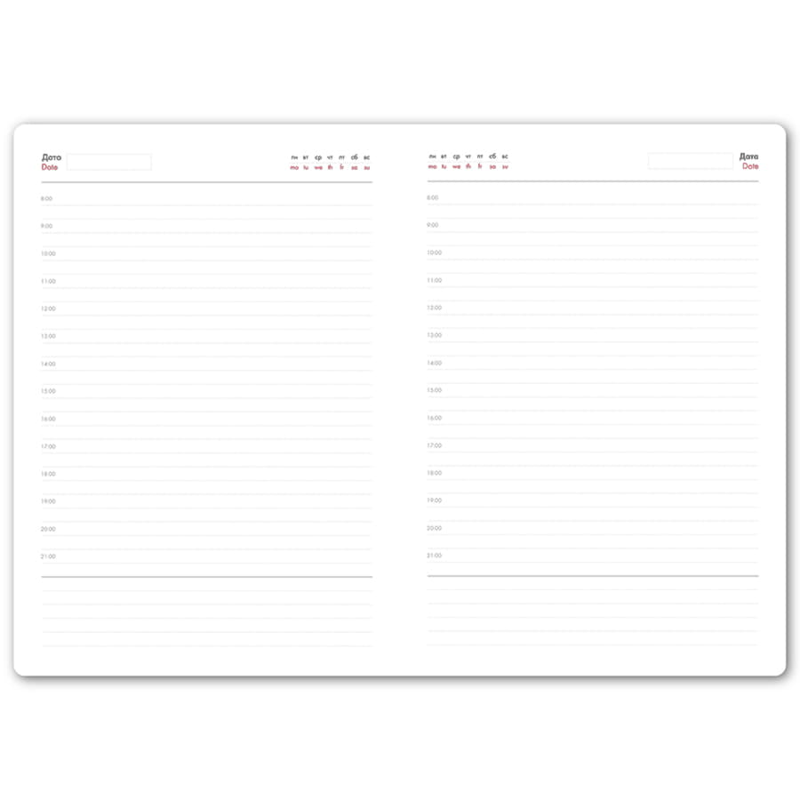 Ежедневник недатированный Anderson, формат А5,  в линейку