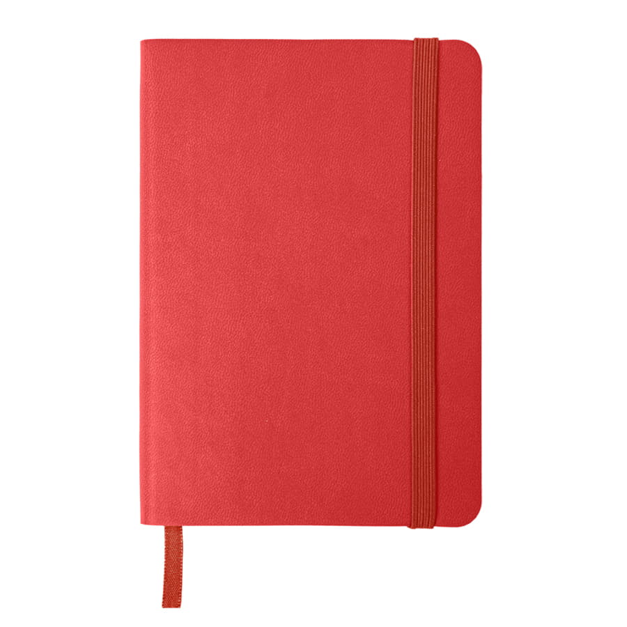 Блокнот SHADY JUNIOR с элементами планирования,  А6, красный, кремовый блок в клетку