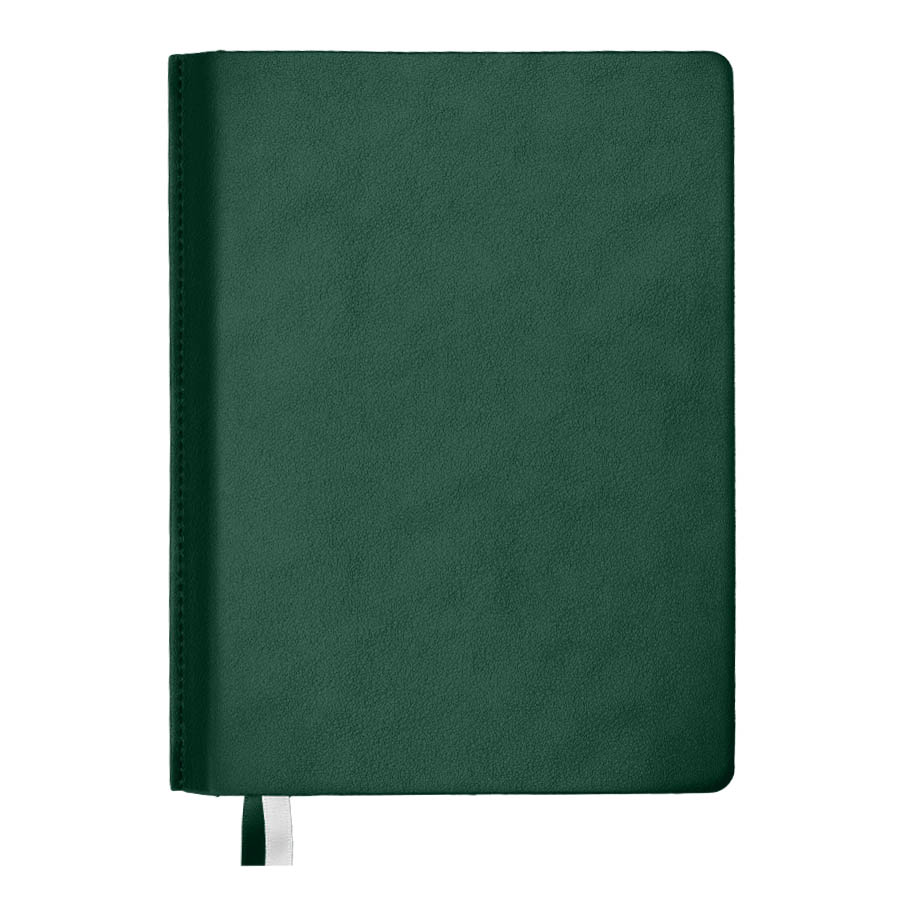 Ежедневник недатированный MAVE, зеленый, формат А5, блок в линейку