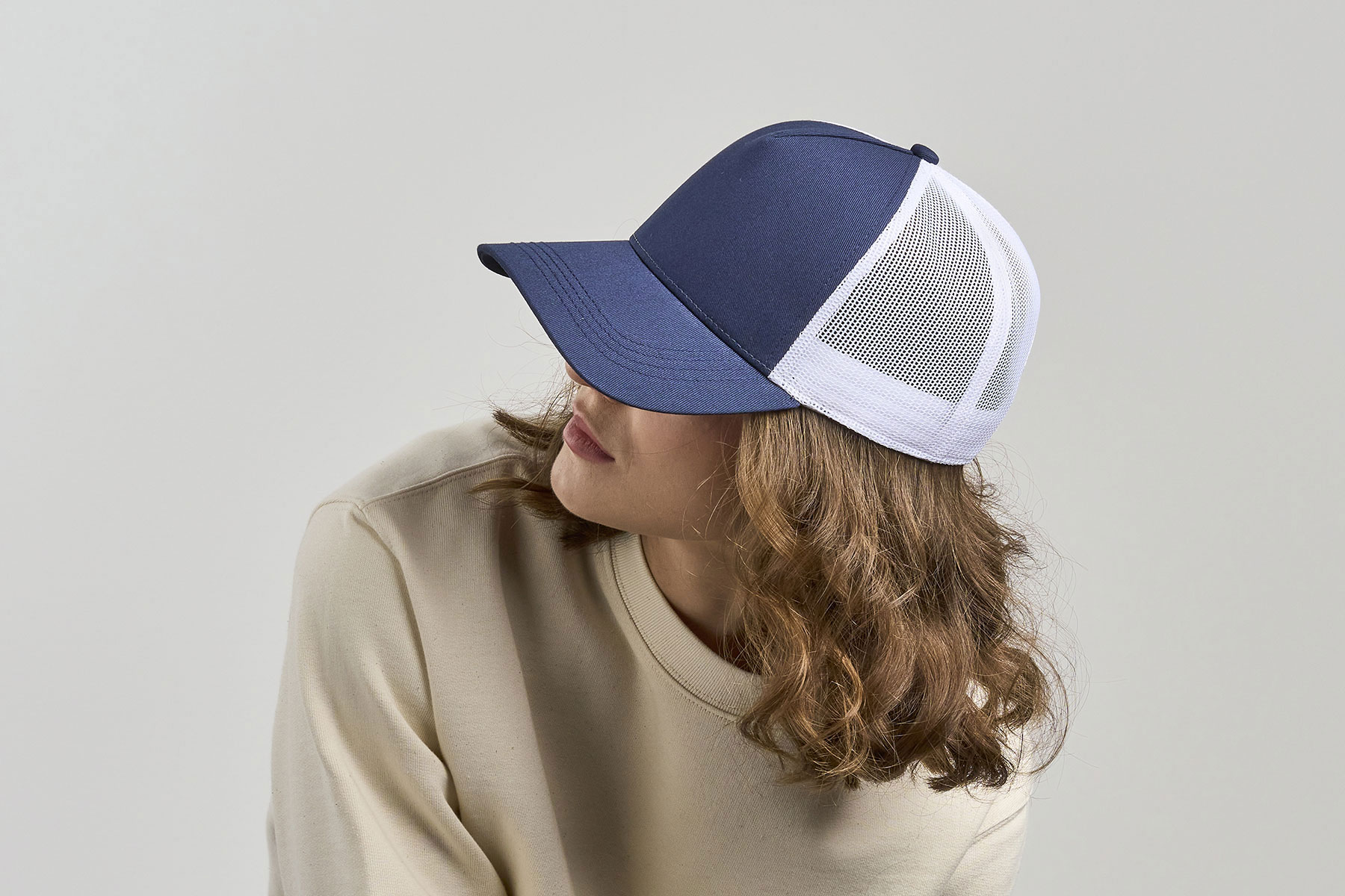 Бейсболка RAPPER COTTON-S, 5 клиньев, пластиковая застёжка