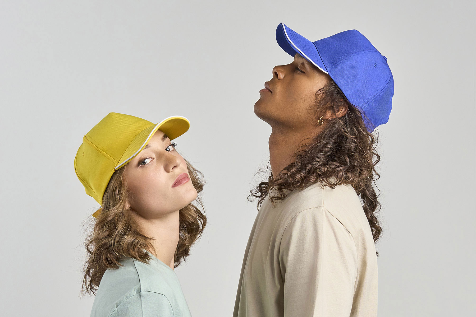 Бейсболка RECY FIVE PIPING, 5 клиньев, застежка-липучка