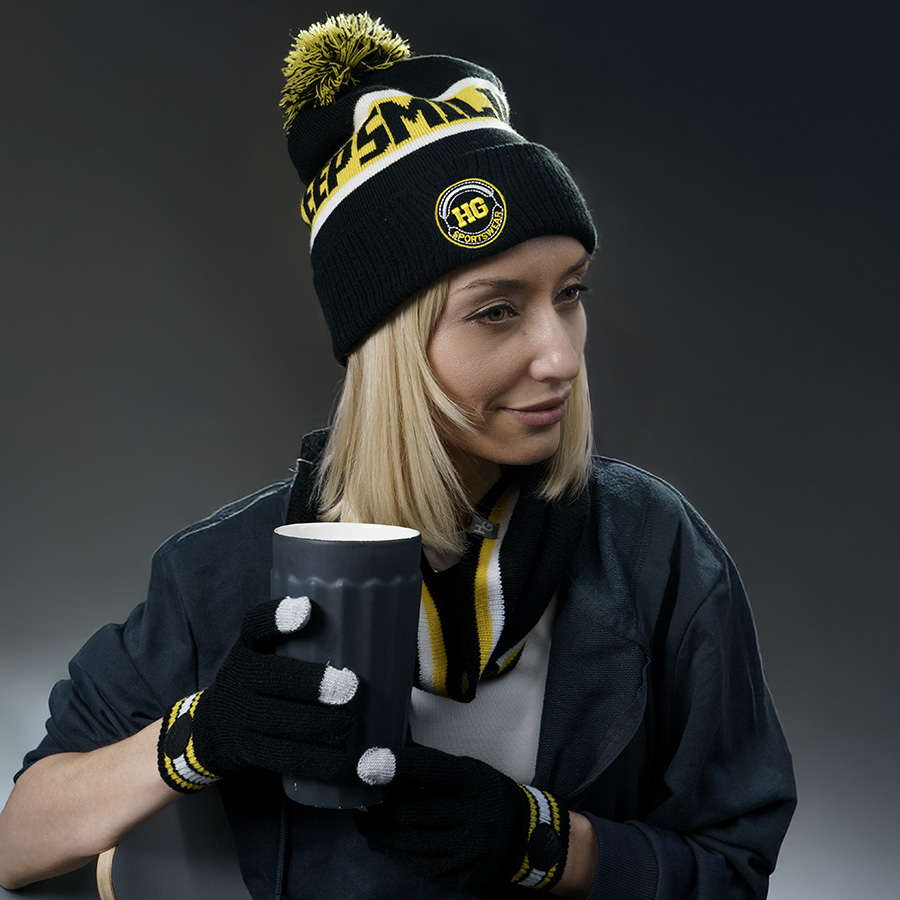 Образец вязанные перчатки с сенсорными пальцами CUSTOM MERCH, 100% аркил