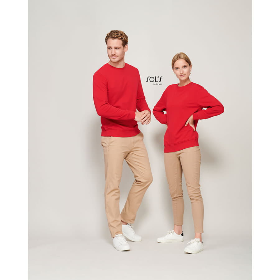 Толстовка свитшот унисекс COMET 280 из органического хлопка