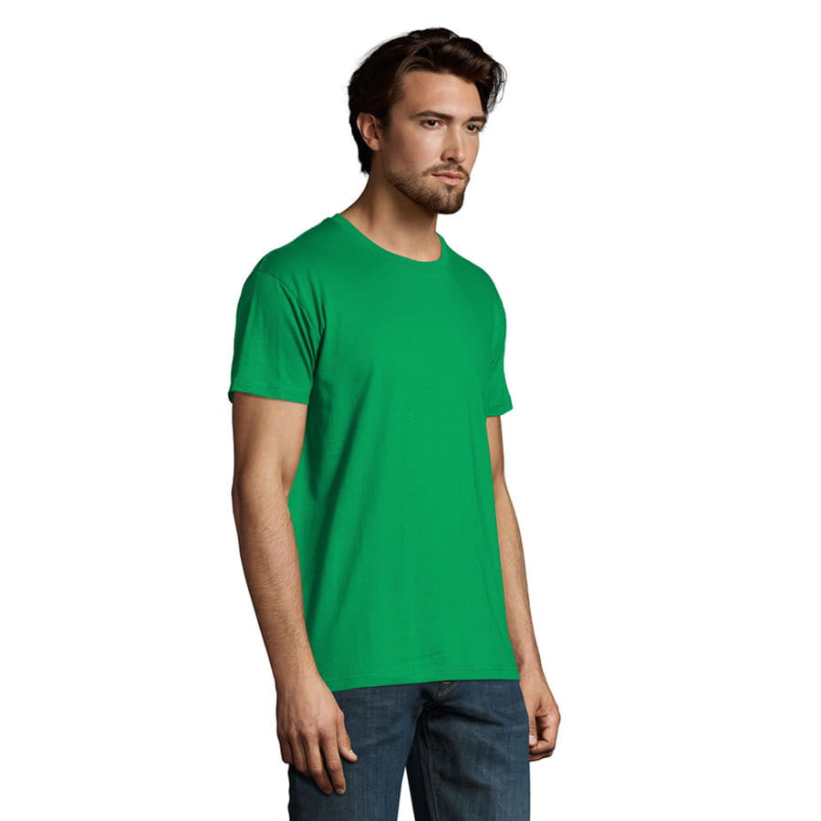 Футболка мужская IMPERIAL, ярко-зеленый, 2XL, 100% хлопок, 190 г/м2