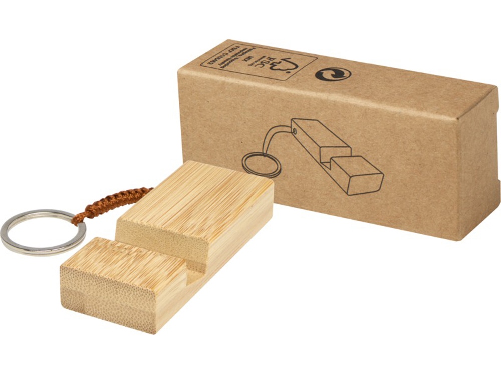 Брелок-держатель для телефона Bosona из бамбука