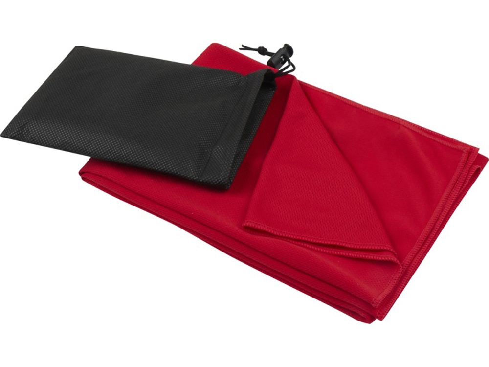 Полотенце спортивное Lucas из переработанного полиэстера, 50х100 см