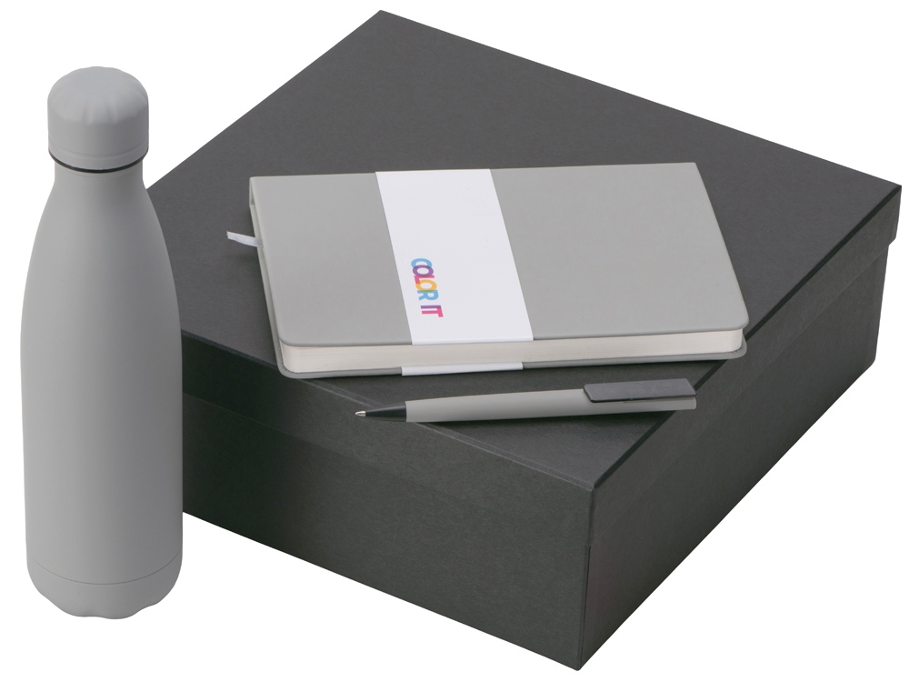 Подарочный набор COLOR IT c блокнотом, ручкой и термобутылкой