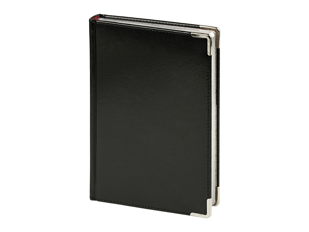 Ежедневник недатированный А5 Sidney Nebraska с серебряным срезом и уголками