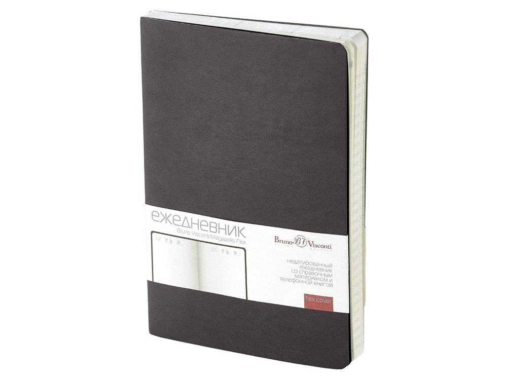 Ежедневник недатированный А5 Megapolis Velvet Flex
