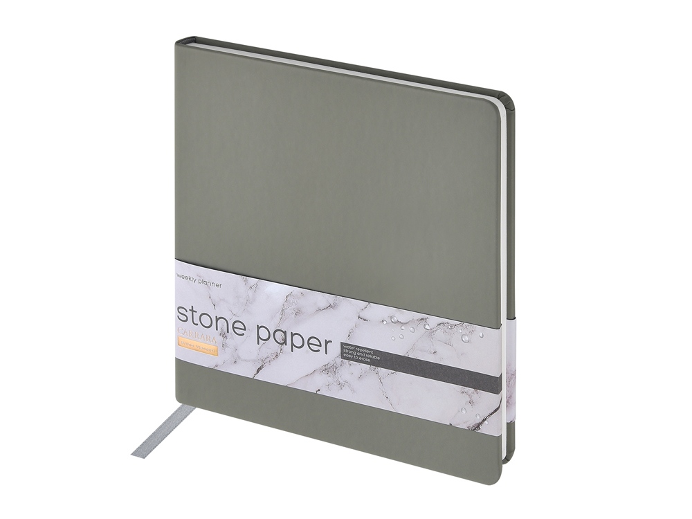 Еженедельник с каменной бумагой А5+ Carrara