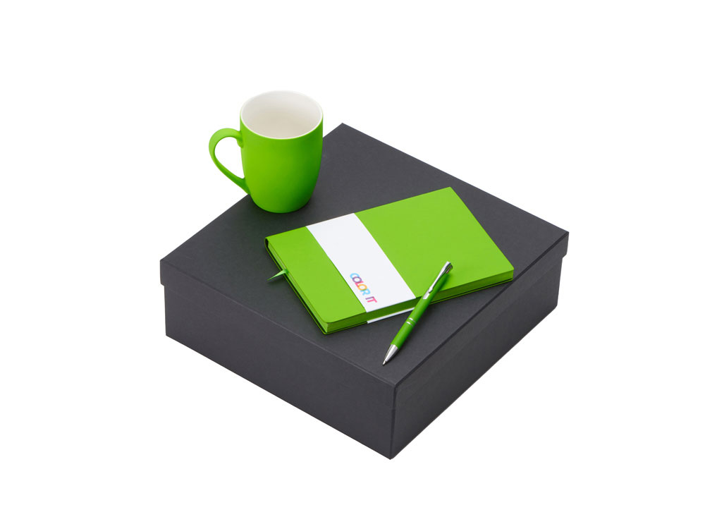 Подарочный набор COLOR IT с блокнотом, металлической ручкой и кружкой