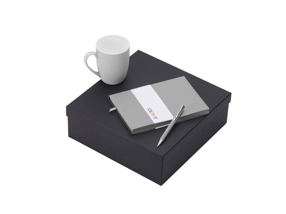 Подарочный набор COLOR IT с блокнотом, металлической ручкой и кружкой