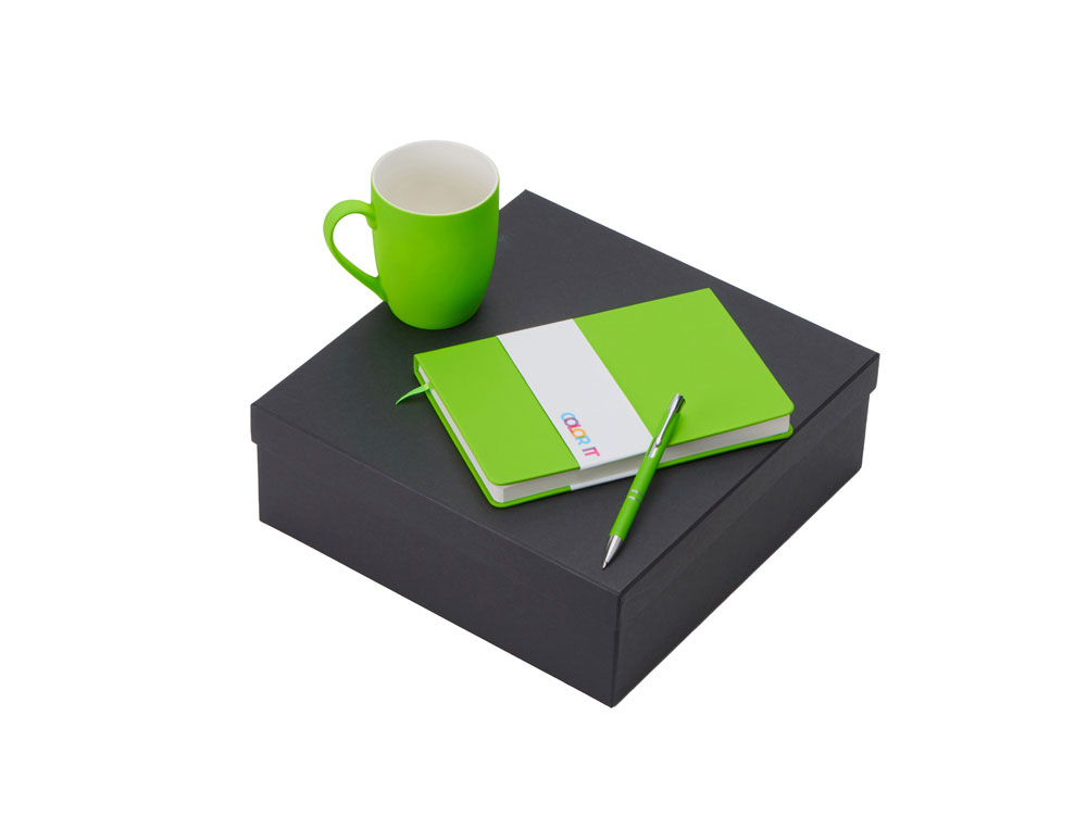 Подарочный набор COLOR IT с блокнотом, металлической ручкой и кружкой
