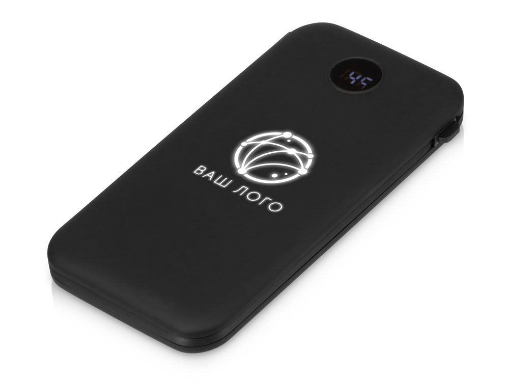 Внешний аккумулятор с подсветкой лого Astro, soft-touch, 10000 mAh