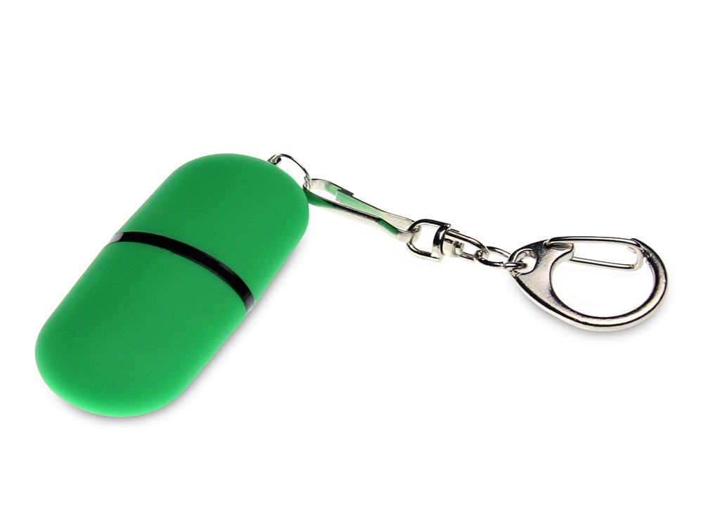 USB 2.0- флешка Goutte Soft-touch на 4 Гб каплевидной формы