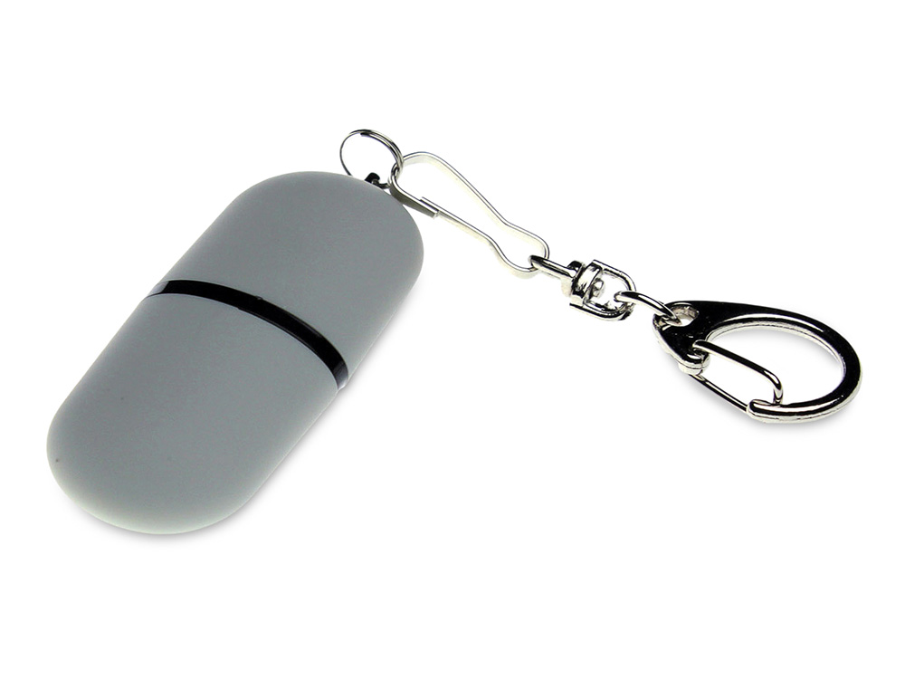 USB 2.0- флешка Goutte Soft-touch на 512 Мбайт каплевидной формы