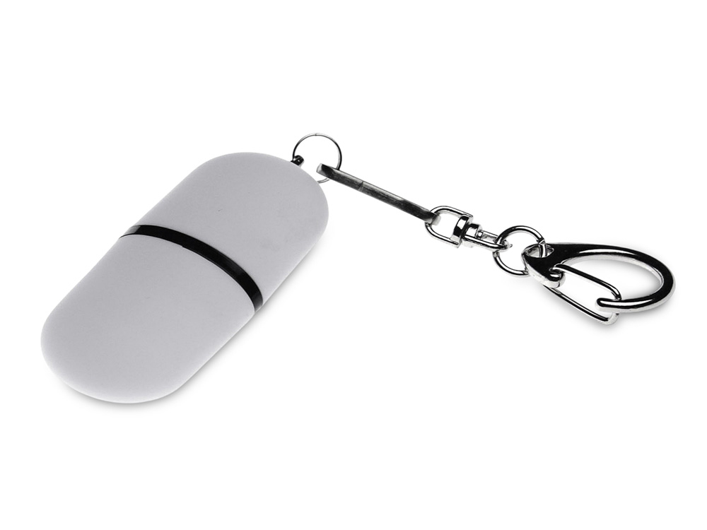 USB 3.0- флешка Goutte Soft-touch на 128 Гб каплевидной формы