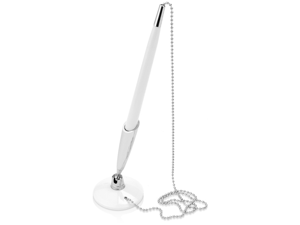 Ручка пластиковая шариковая на подставке Холд