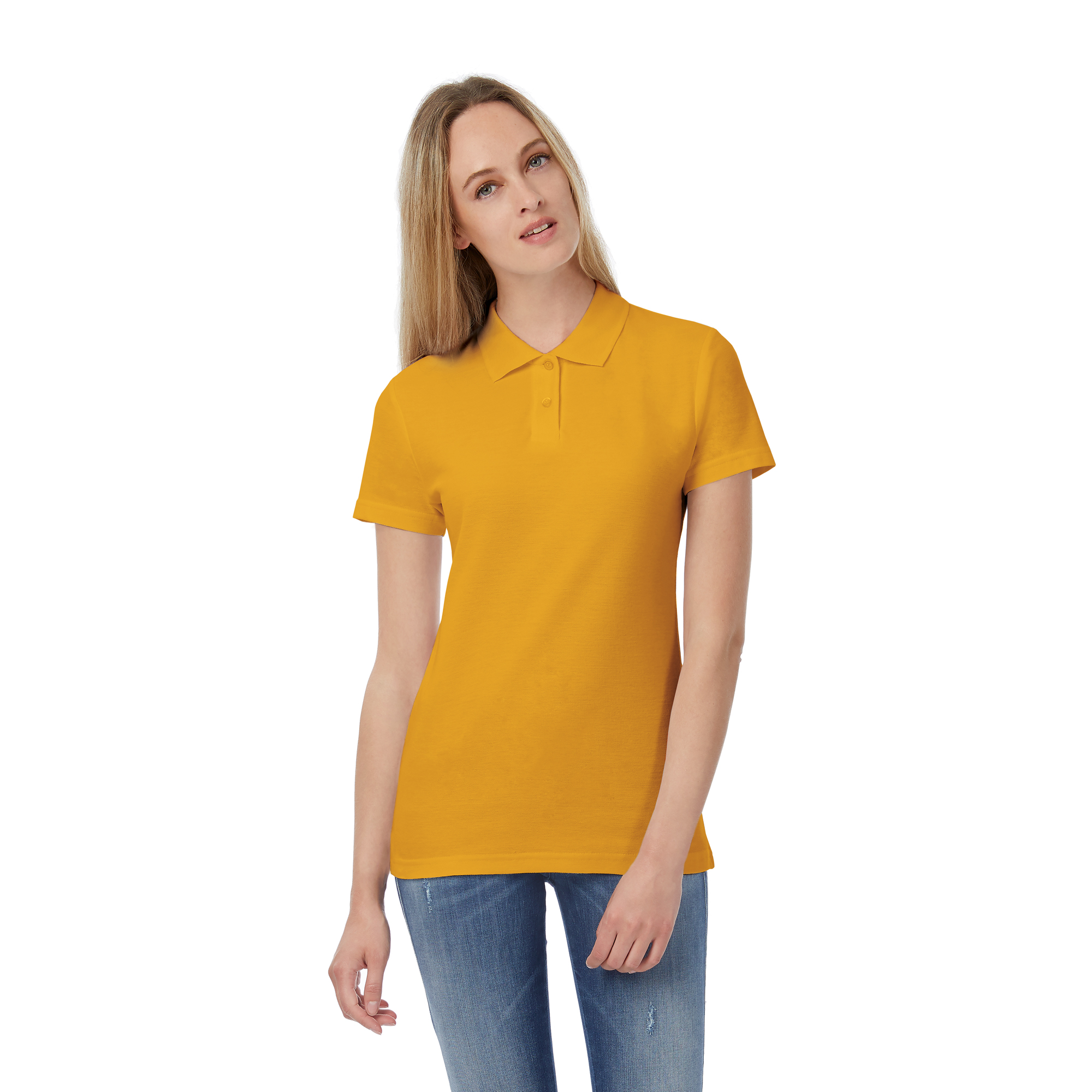 Футболка теннисная женская ID.001/women, золотисто-желтый, размер L