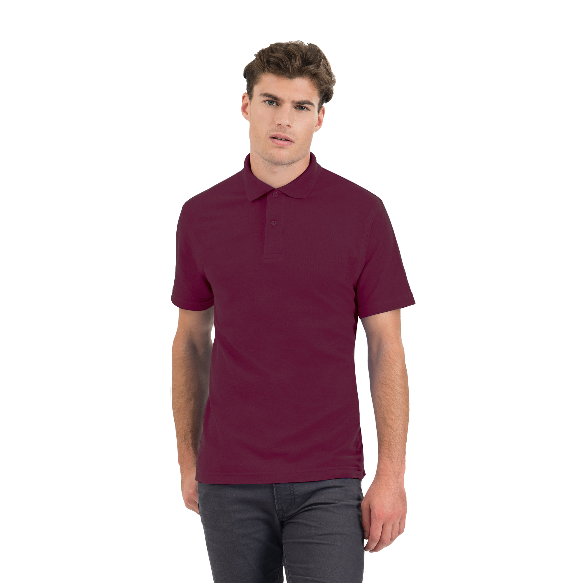 Футболка теннисная ID.001, бордо, размер XXXL