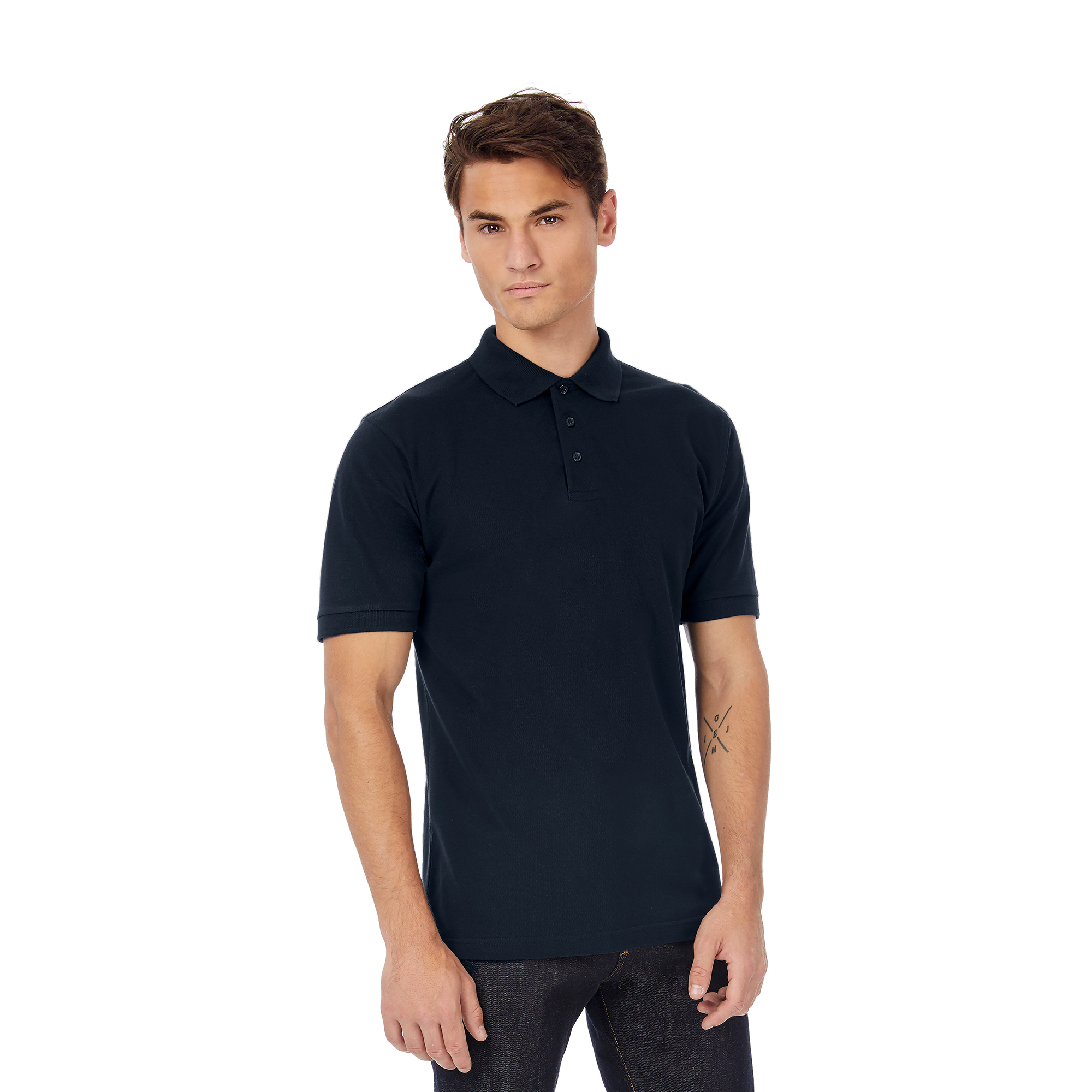 Футболка теннисная Heavymill, темно-синий, размер S