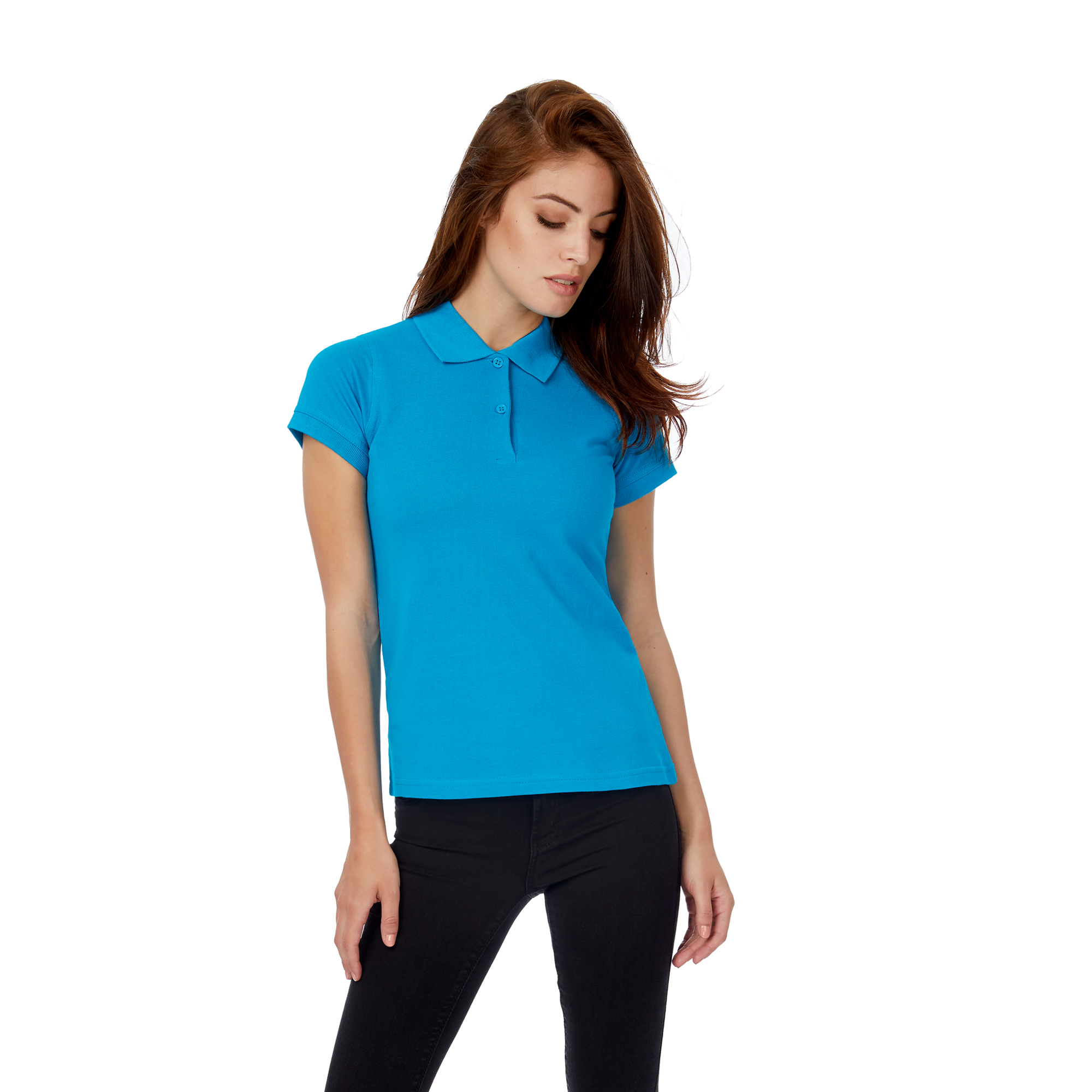 Футболка теннисная женская Safran Pure/women, ярко-бирюзовый, размер XL