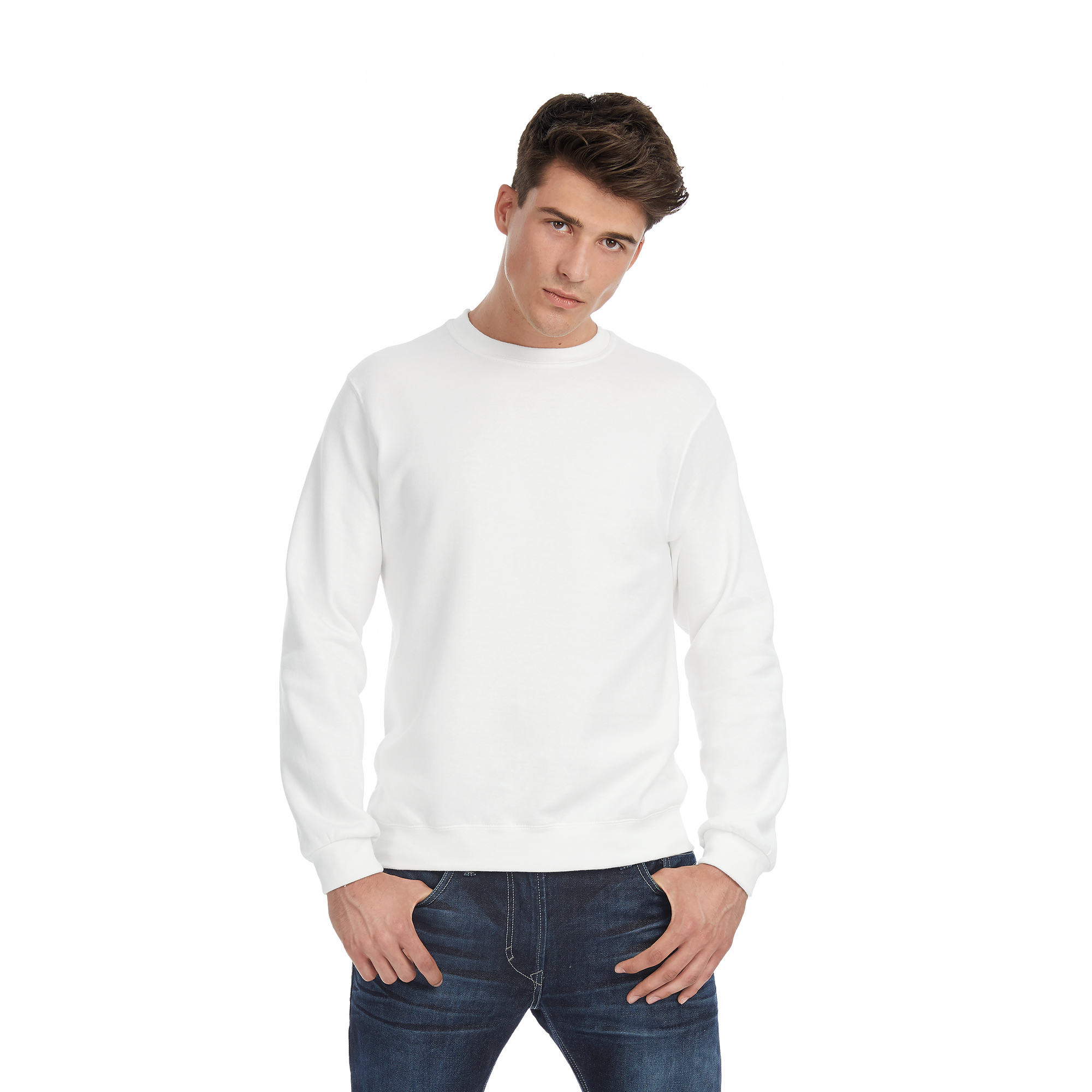 Фуфайка ID.002, белый, размер M