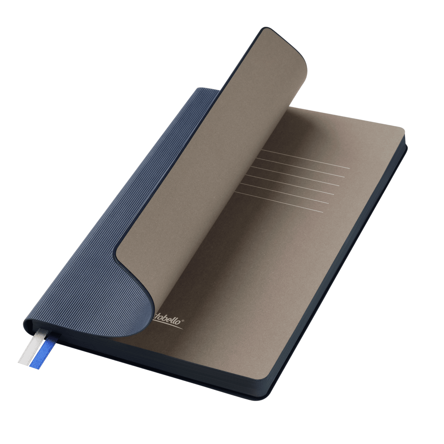 Ежедневник Rain недатированный, синий (без упаковки, без стикера)