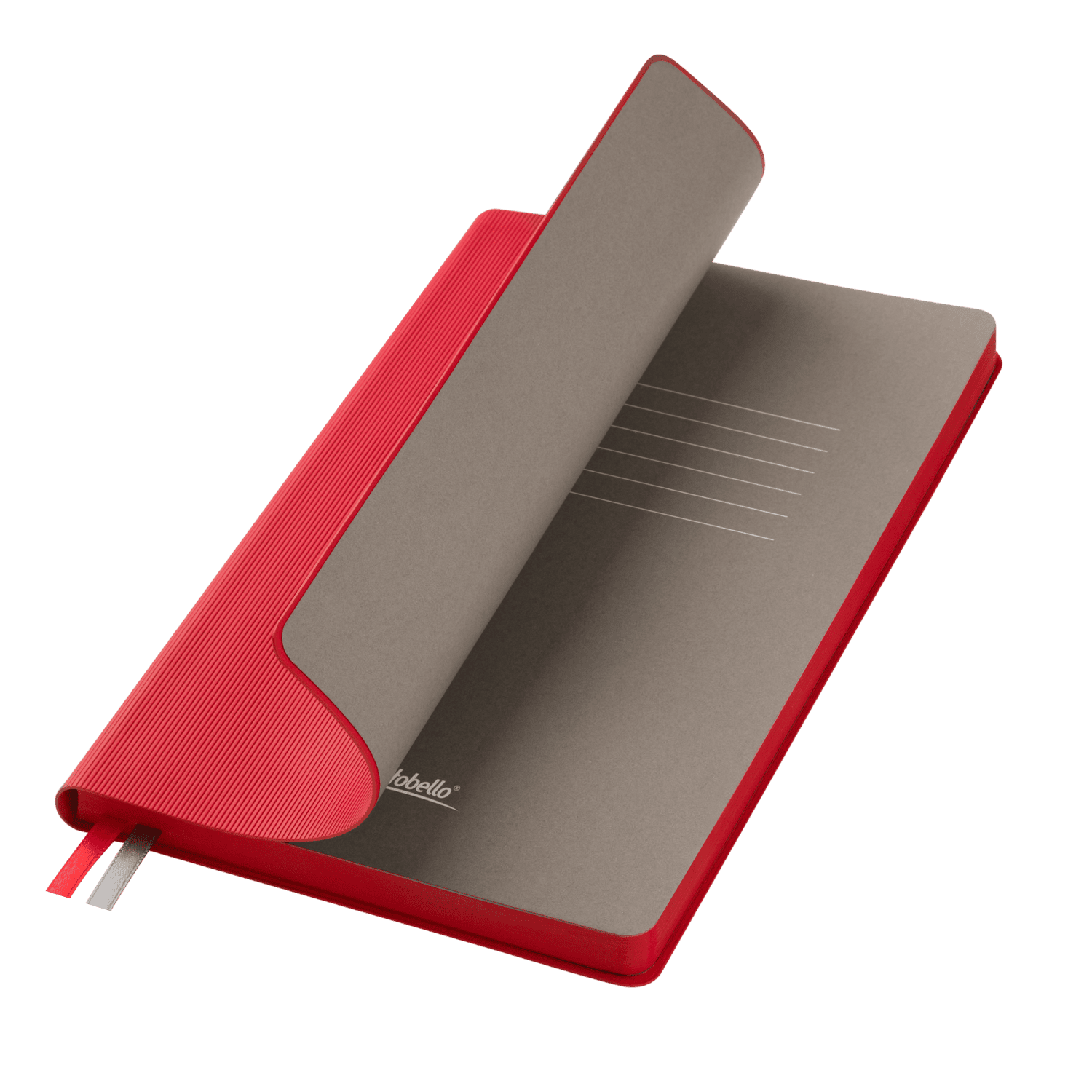 Ежедневник Rain недатированный, красный