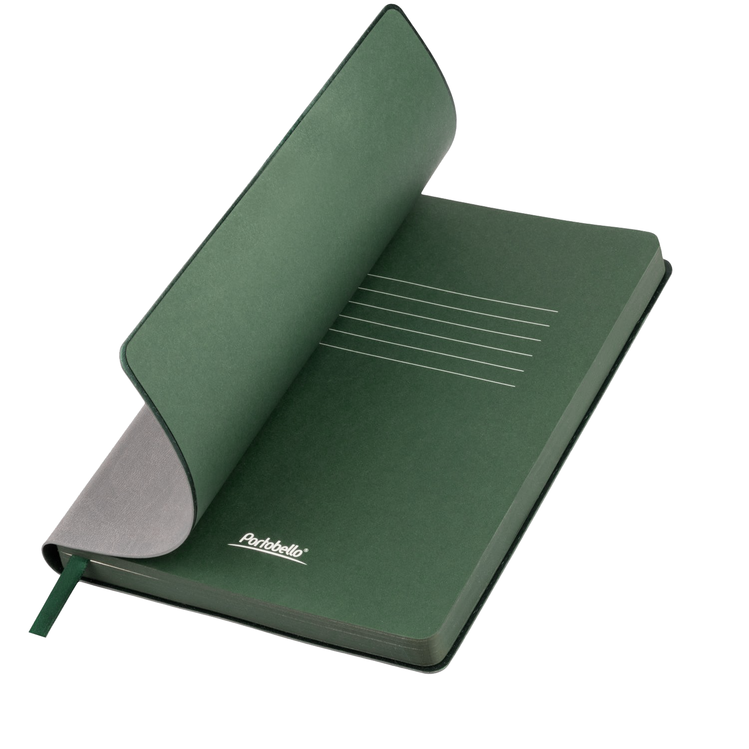 Ежедневник Latte NEW недатированный, серый/зеленый