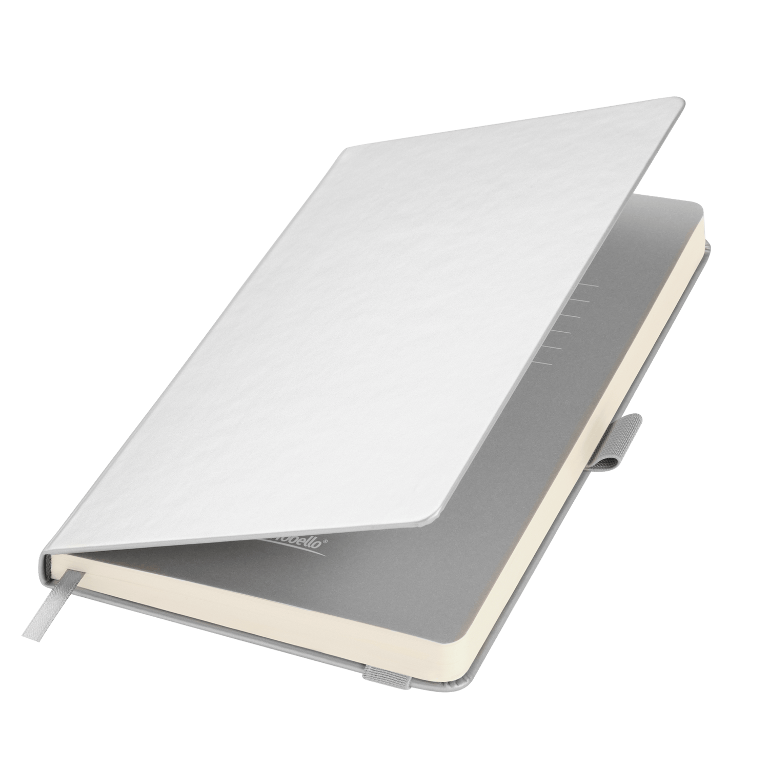 Ежедневник Alpha недатированный, серебро/серый