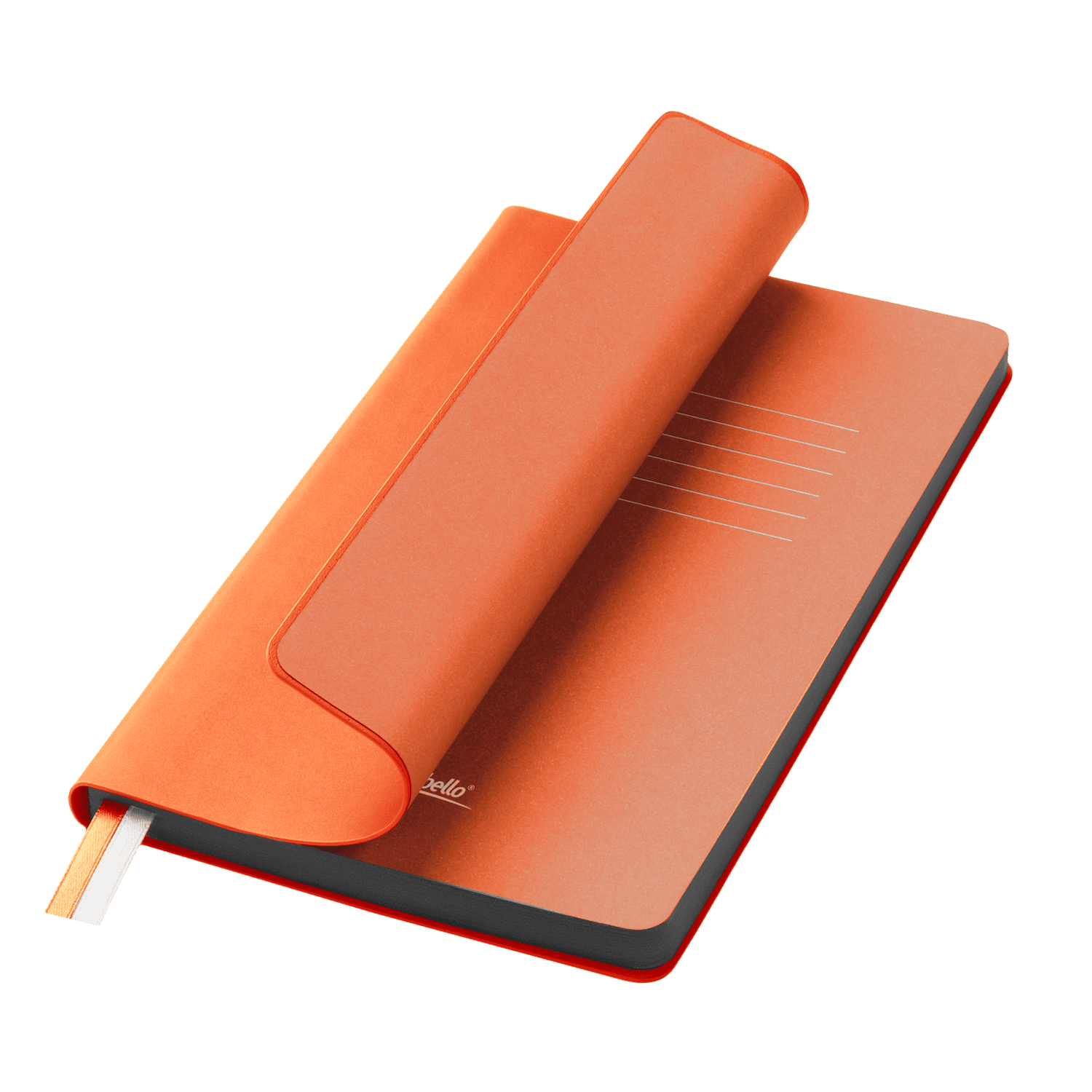 Ежедневник Moon river недатированный, оранжевый