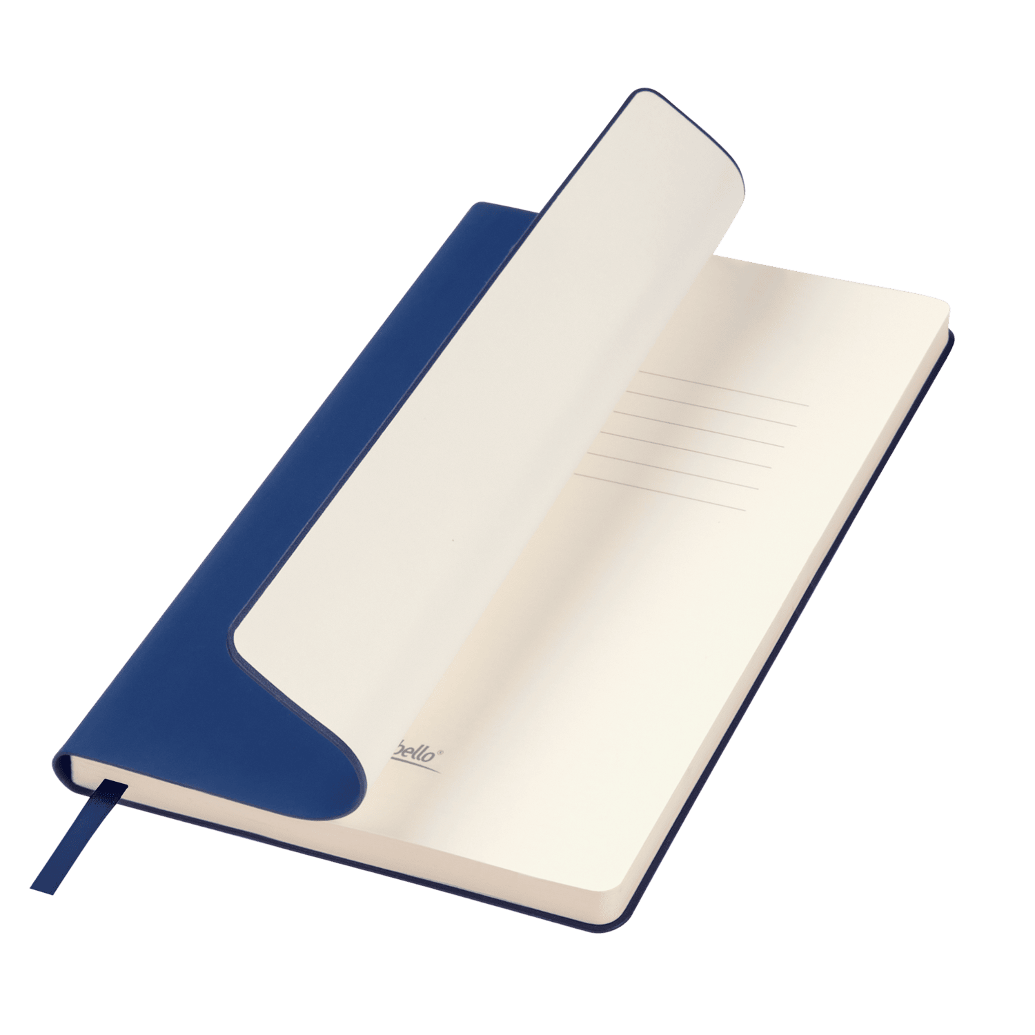 Ежедневник Spark недатированный, синий (с упаковкой, со стикерами)